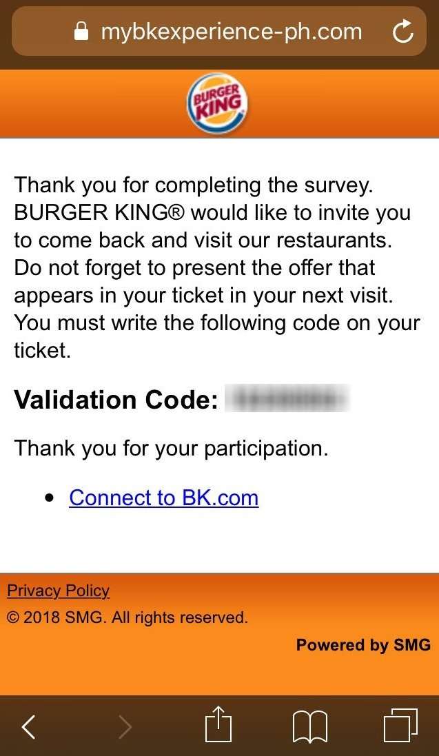 burger-king-free-food-bk-feedback-survey-philippines